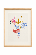 I Surrender to the Flow – signerat konsttryck